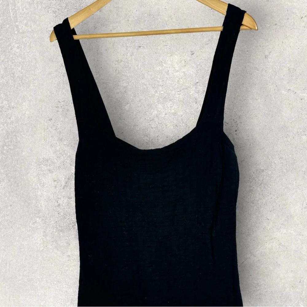Free People Button Back Square‎ Neck Mini Dress Center Of Attention Size Large - Picture 7 of 14